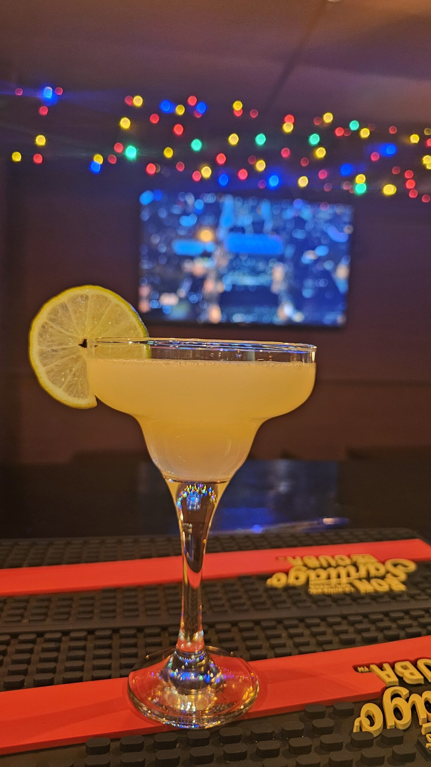 Margarita en la barra de Gaby's Club