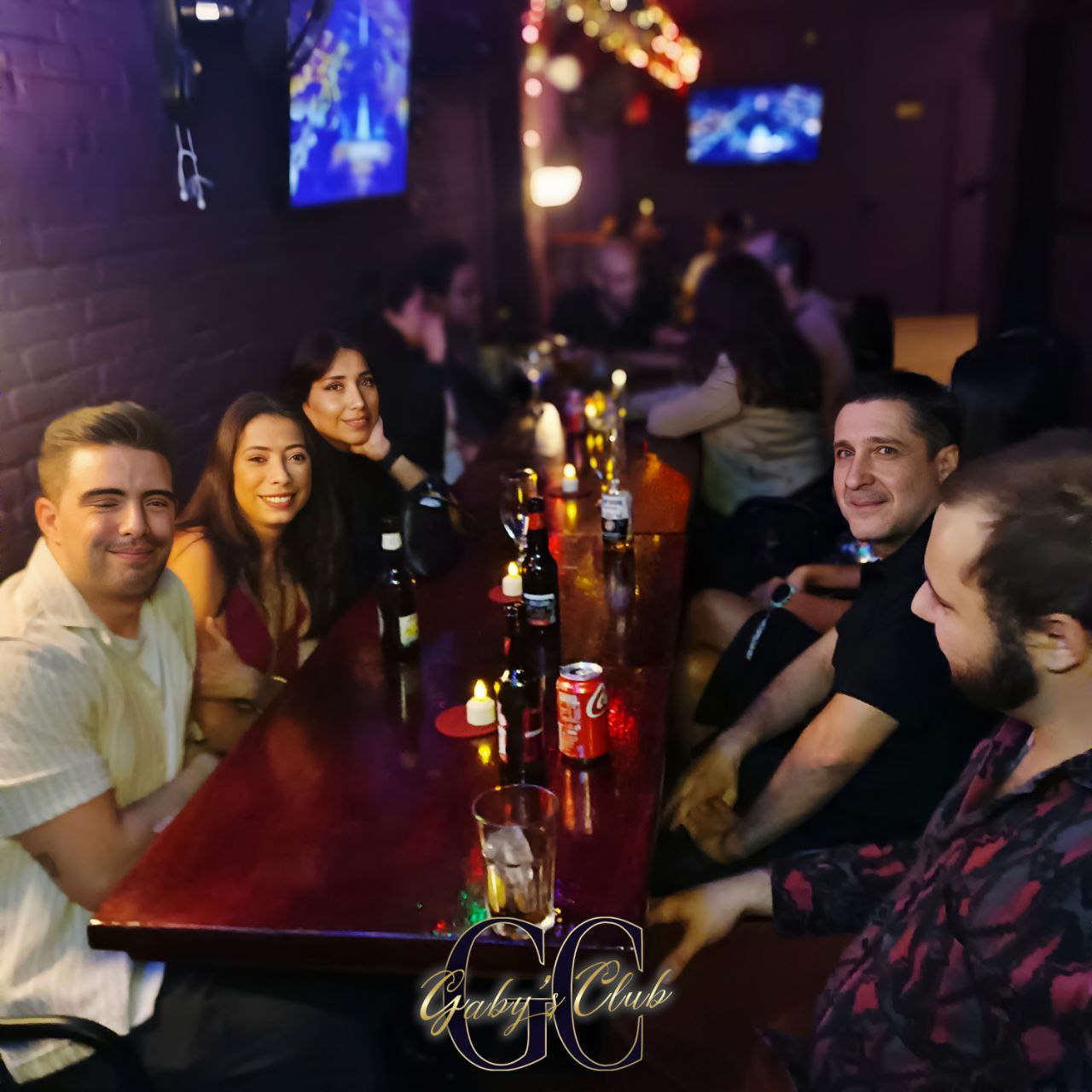Equipo en un afterwork en Gaby's Club
